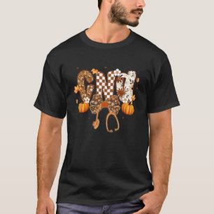 Funny CNA Nurse Coquette Bow Stethoscope Fall Girl T-Shirt