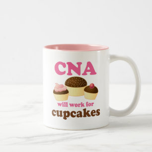 Funny CNA  or Certified Nursing Assistant Two-Tone Coffee Mug