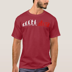 Funny CNC Machinist Operator Evolution Humour T-Shirt