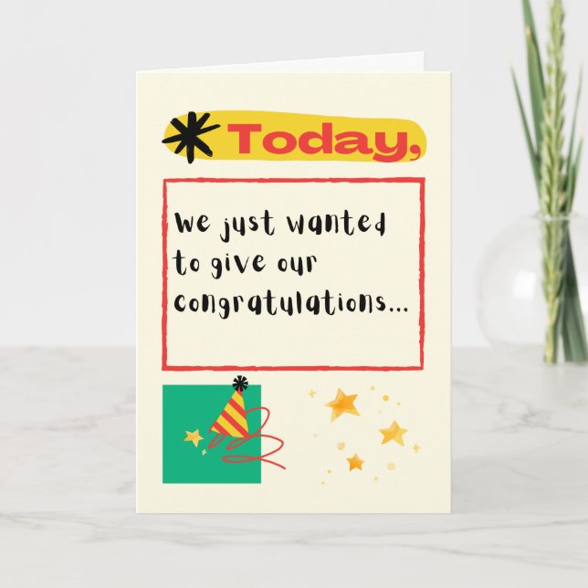 Funny Co-worker Birthday card (Front)