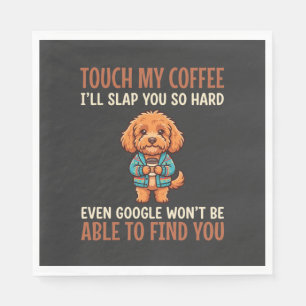 Funny Cockapoo Coffee Lover Napkin