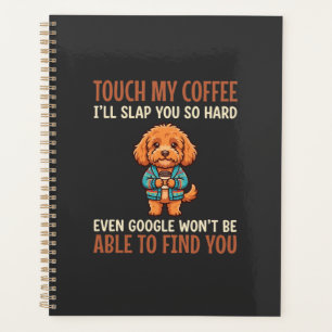 Funny Cockapoo Coffee Lover Planner