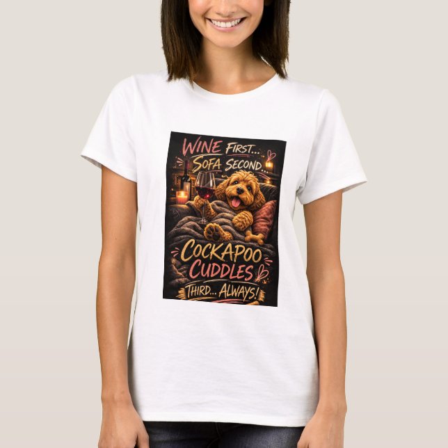 Funny Cockapoo Gift Dog Shirt Cockapoo Owner gift (Front)