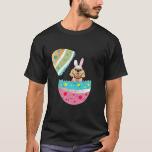Funny Cockapoo Lover Easter Egg Bunny Costume East T-Shirt