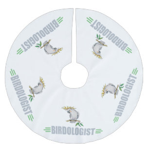 Funny Cockatiel Lover's Brushed Polyester Tree Skirt
