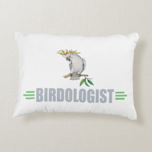 Funny Cockatiel Lover's Decorative Cushion