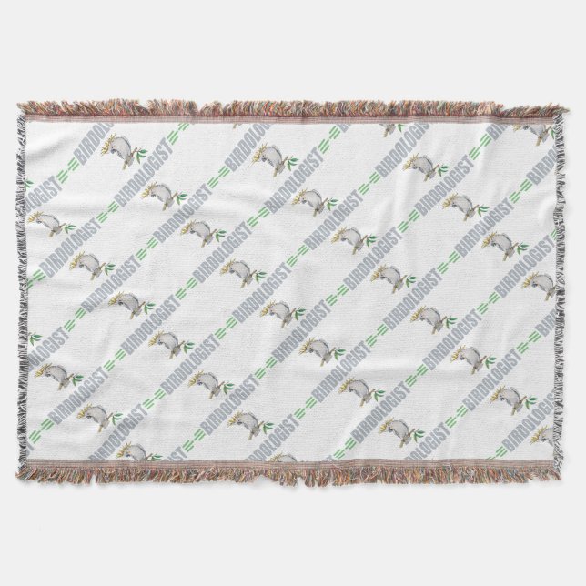 Funny Cockatiel Lover's Throw Blanket (Front)