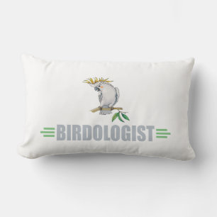 Funny Cockatiel Lumbar Cushion