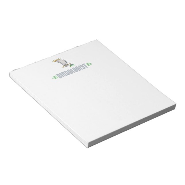 Funny Cockatiel Notepad (Angled)