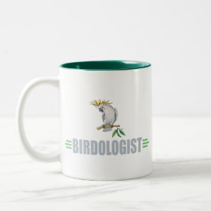 Funny Cockatiel Two-Tone Coffee Mug
