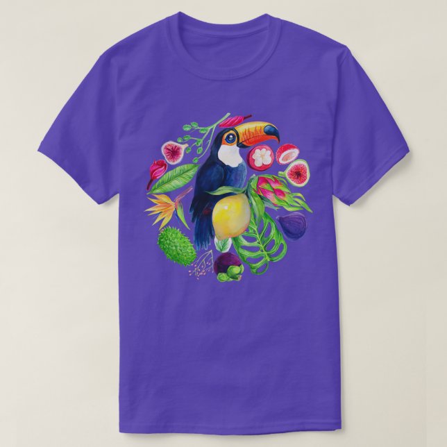 Funny Cockatoo Parrot in The Tree T-Shirt (Design Front)