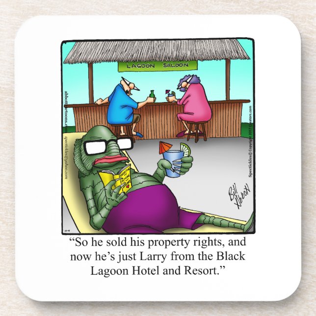 Funny Cocktail Humour Coaster Set (Front)