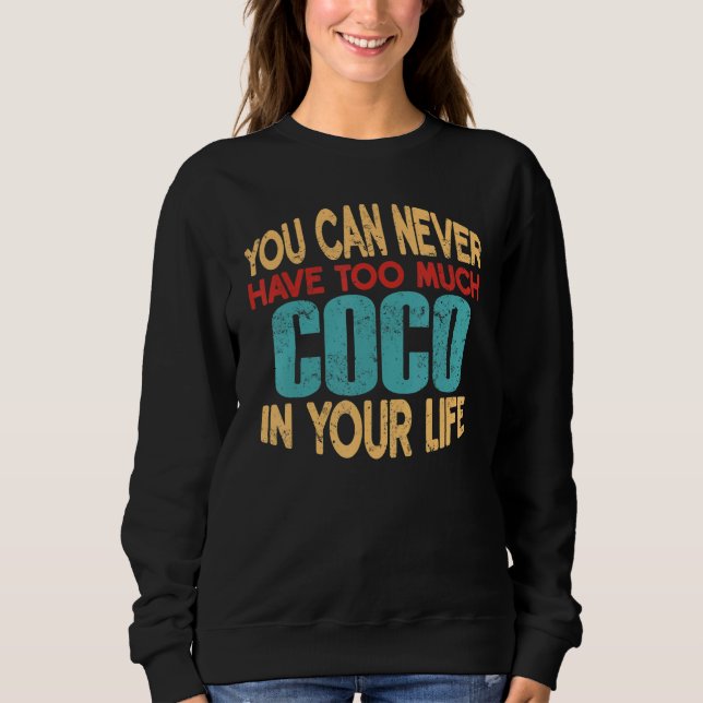 Funny Coco Personalised Tshirt First Name Joke Ite (Front)