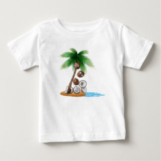 Funny Coconut Chaos – Humourous Palm Tree  Baby T-Shirt
