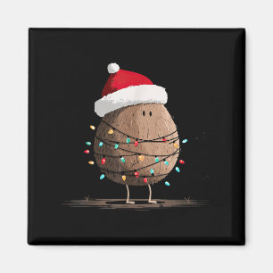 Funny Coconut Christmas Graphics Lights Lover  Magnet