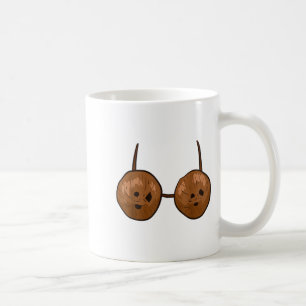Funny Coconut Summer Coconuts Bra Funny Halloween Coffee Mug