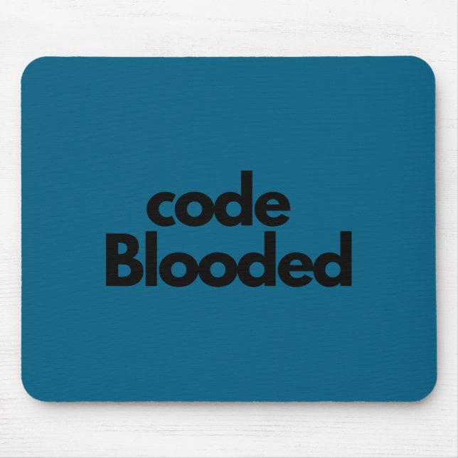 Funny Coder Computer Programmer  Mouse Pad (Front)