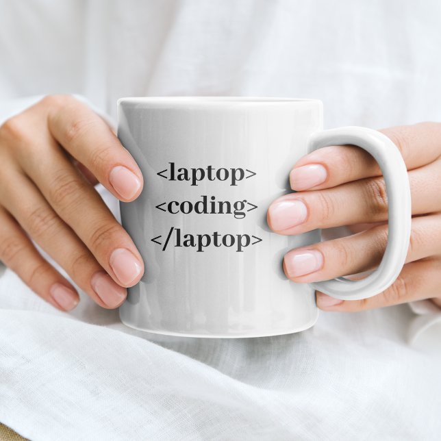 Funny Coding Laptop  Coffee Mug (Creator Uploaded)