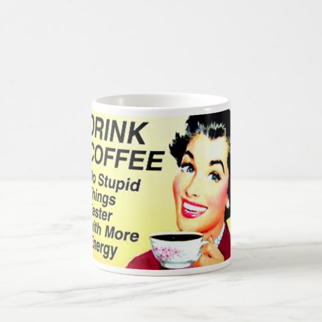 FUNNY COFFE MUG,VINTAGE COFFEE MUG (Center)