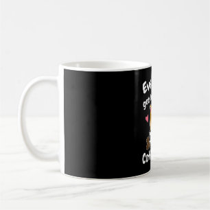 Funny Coffee And Cat Saying Caffeine Lover Barista Mug