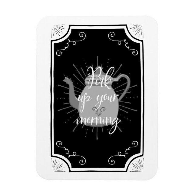 Funny Coffee Antique Kitchen Sign Magnet (Vertical)