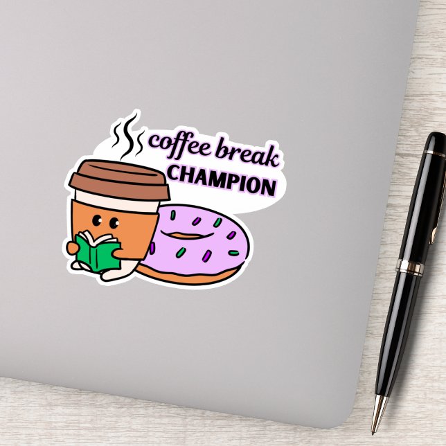 Funny Coffee Break Champion  (Creator Uploaded)