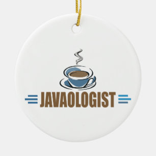 Funny Coffee Ceramic Ornament