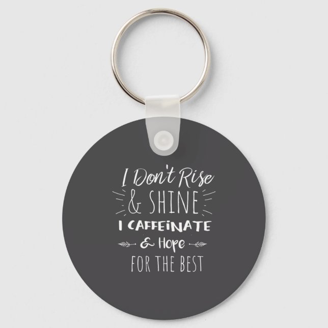 Funny Coffee Coffee Lover Saying Gift For Her Mom  Key Ring (Front)