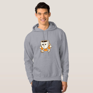 Funny Coffee Cup Character  Hoodie