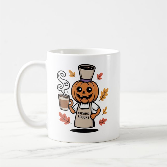 Funny Coffee Halloween Mug (Left)