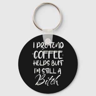 Funny Coffee Helps, Sarcastic Morning, Soccer Mum, Key Ring