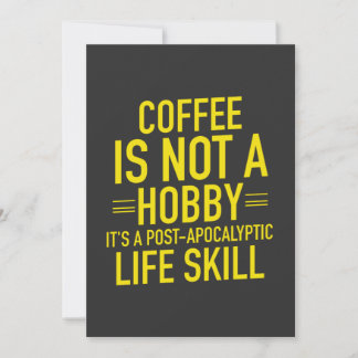 Funny Coffee Holiday Card