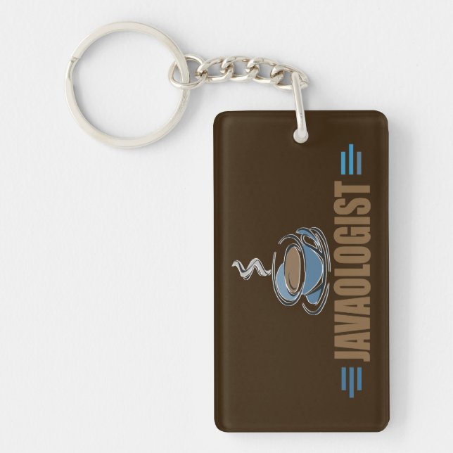 Funny Coffee Key Ring (Front)