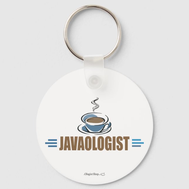 Funny Coffee Key Ring (Front)