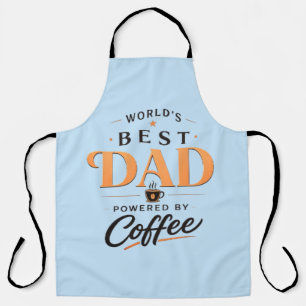 Funny Coffee Lover Dad Design Apron