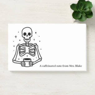 Funny coffee lover dark humour post-it notes