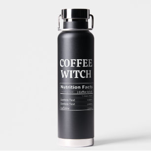 Funny Coffee Lover Gift Witch Sister Mum Friend  Water Bottle