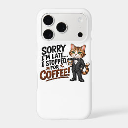 Funny Coffee Lover iPhone 17 Pro Case
