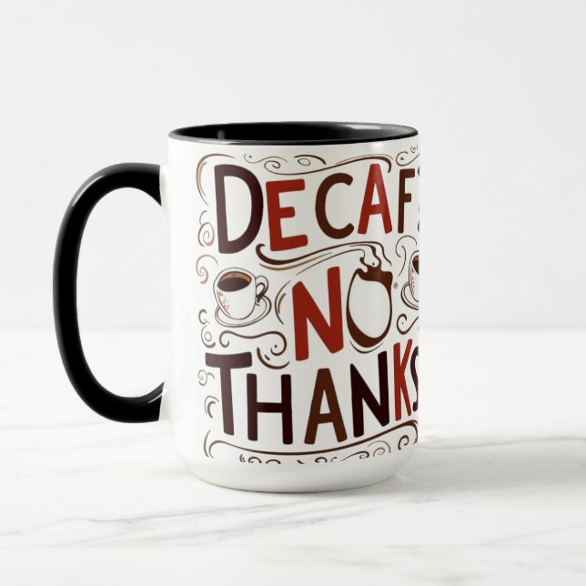 Funny Coffee Lover Mug | 15oz Combo Mug (Left)