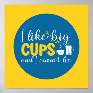 Funny Coffee Lover Typography Retro Kitchen Art Poster