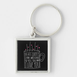 Funny Coffee Lover's Key Chain