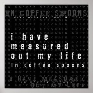Funny Coffee Lover's Quote Poster