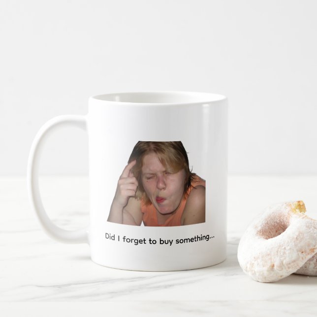 Funny Coffee Meme Mug (With Donut)
