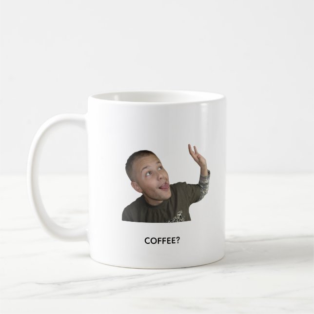 Funny Coffee Meme Mug – “Coffee? Coming!” (Left)