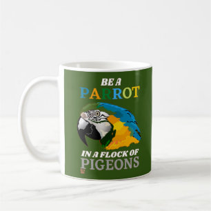 funny coffee mug  "BE A PARROT..."