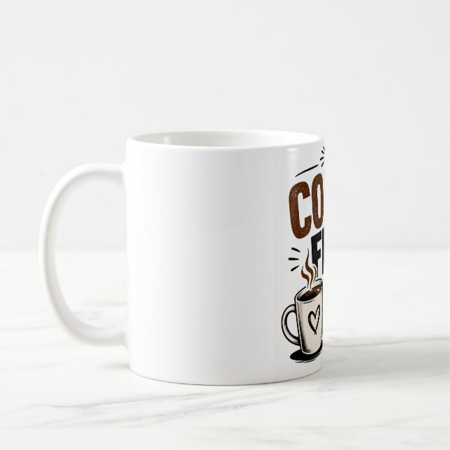 Funny Coffee Mug – Coffee First People Later – Cut (Left)