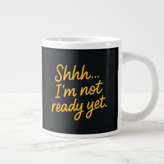 Funny Coffee Mug–First I Drink the Coffee Large Coffee Mug
