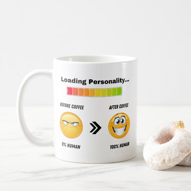 Funny Coffee mug for coffee lovers  (With Donut)