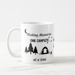 Funny Coffee Mug, Personalised Camping Coffee Mug