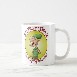 Funny Coffee Mugs:Stupid People Mug